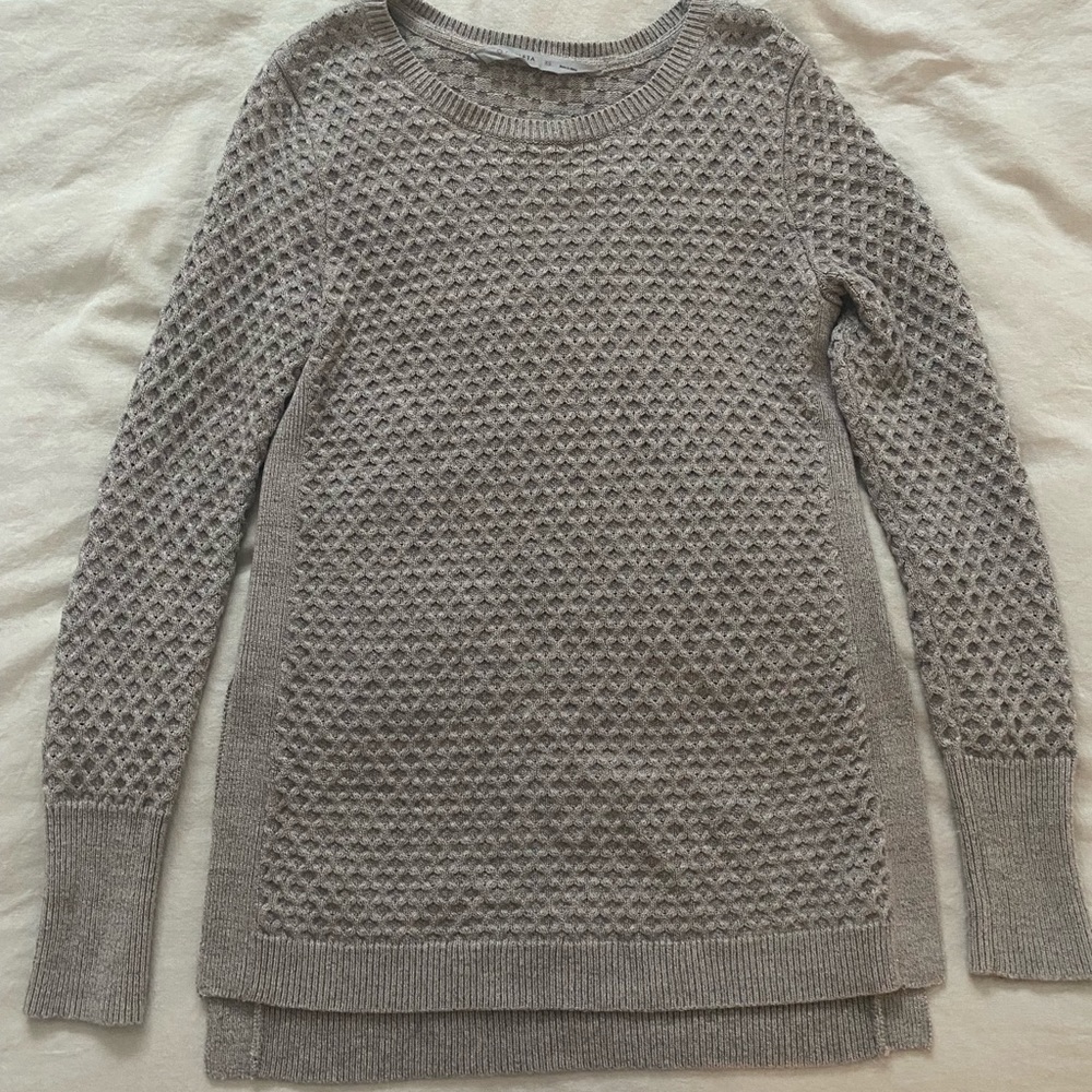 Athleta | Wool Waffle Sweater - size extra small
